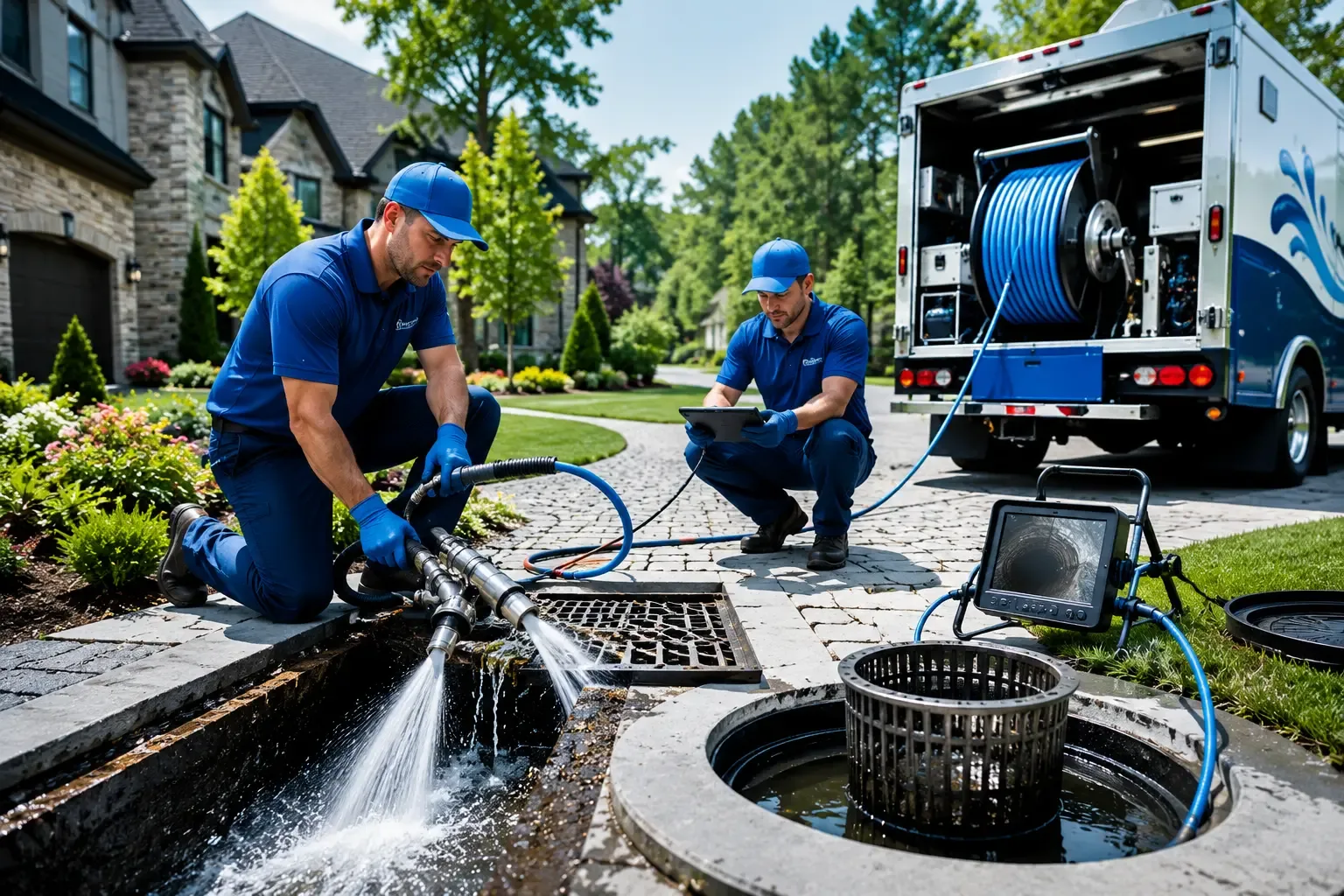 Local outdoor drain cleaning professionals in Strasburg, IL