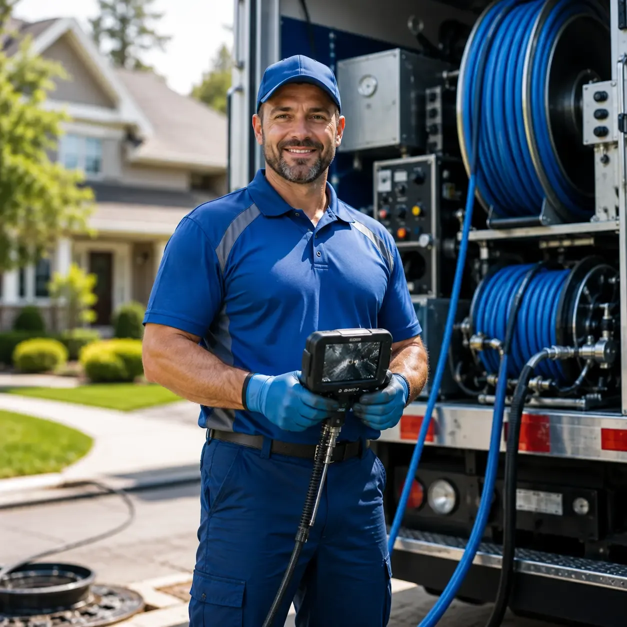 Local outdoor drain cleaning specialists in Strasburg, IL